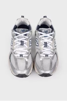 Mesh textile sneakers