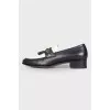 Tassel leather loafers