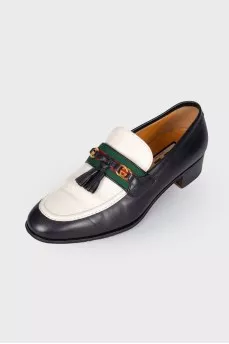 Tassel leather loafers
