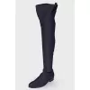 Jodie textile over the knee boots
