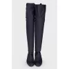 Jodie textile over the knee boots