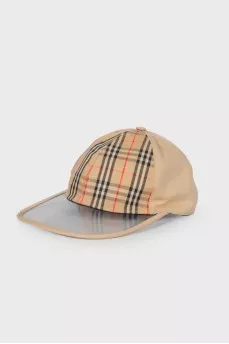 Cap with transparent visor