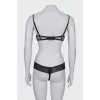 Black set with lace, with tag