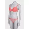 Coral lace lingerie, with tag