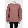 Powder colored sweatshirt