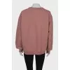 Powder colored sweatshirt