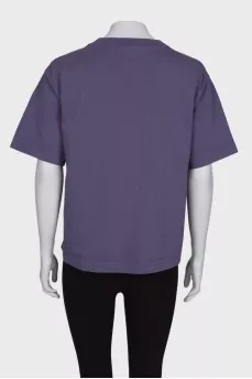 Lilac loose fit T-shirt