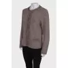 Wool and cashmere cardigan