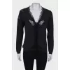 Silk and cashmere cardigan