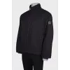 Men's black zip jacket