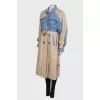 Waistband combo trench