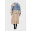 Waistband combo trench