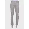 Men's gray jeans