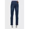 Men's dark blue jeans