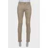 Men's dark beige trousers