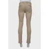 Men's dark beige trousers
