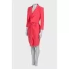 Coral dress and jacket set