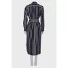Belt maxi dress