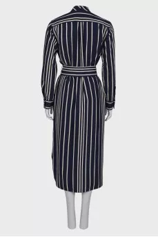 Belt maxi dress