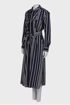 Belt maxi dress