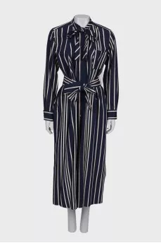 Belt maxi dress
