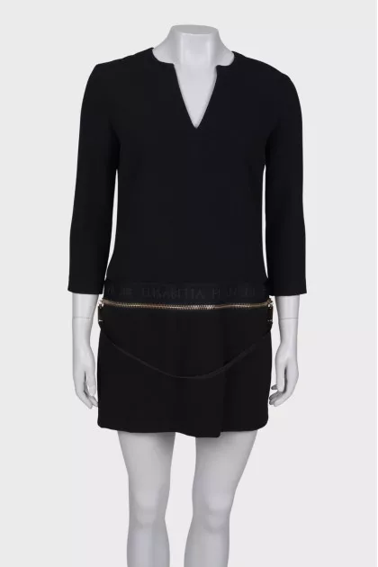 Black V-Neck dress