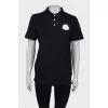 Polo with brand logo
