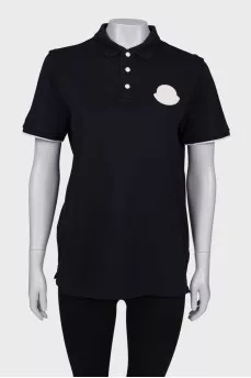 Polo with brand logo