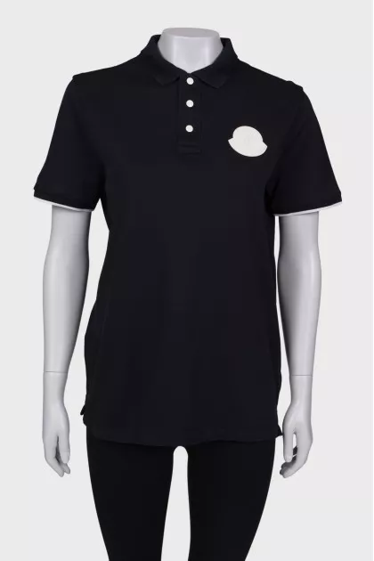 Polo with brand logo