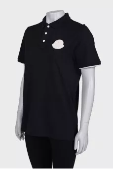 Polo with brand logo