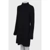 Long sleeve wool dress