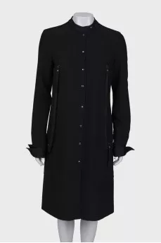 Press-studs midi dress