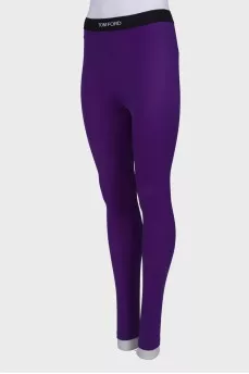 Sports purple leggings