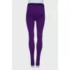 Sports purple leggings