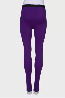 Sports purple leggings