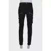 Men's black joggers