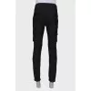 Men's black joggers