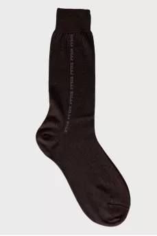Men's brown socks