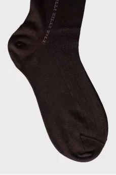 Men's brown socks