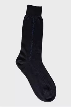 Men's dark blue socks