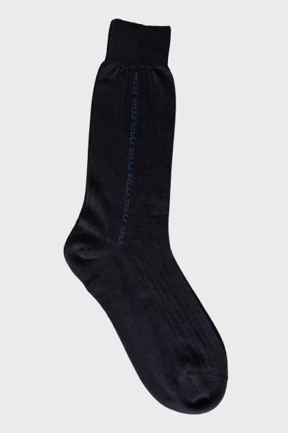 Men's dark blue socks