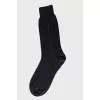 Men's dark blue socks