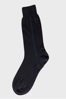 Men's dark blue socks