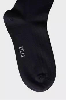 Men's black and blue socks