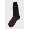 Men's brown socks