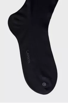 Men's black and blue socks