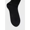 Men's black socks