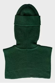 Dark green balaclava