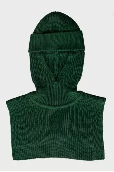 Dark green balaclava