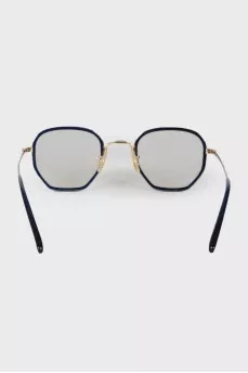 Gold blue frame